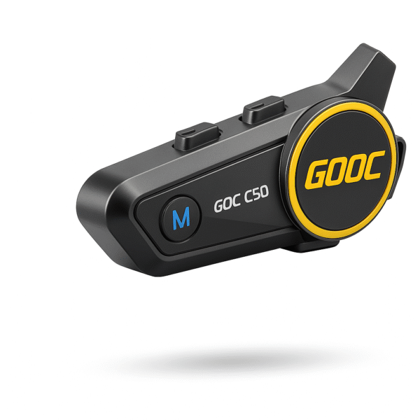 Intercom C50 sans fil pour casque moto, écouteur haut-parleur & réduction du bruit
