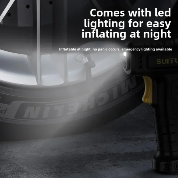 Pistolet Gonfleur avec fil et affichage aiguille