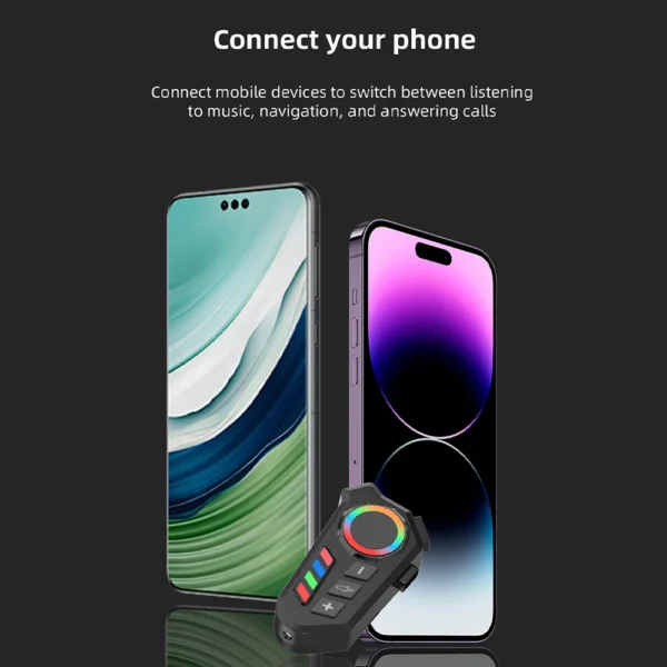 kf-Sabef32e56d9f4298951b43f71781287dg Intercom A40 Style et visibilité améliorés en Bluetooth – Étanche, Réduction de Bruit, 40h d'Autonomie Lumières RVB