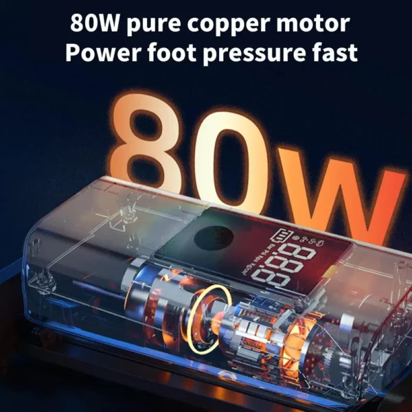 kf-Sd127bd7a5ff44cf9a795c96715e29ef8q Compresseur d'air portable sans fil avec 3 buses, Gonfleur pour moto, voiture, vélo ballon etc