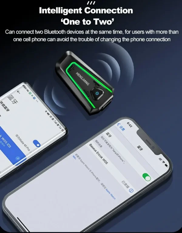 kf-Se207fd3b73b74e9998e540962c807b0b5 Intercom AGT Couleur Rouge – Étanche, Bluetooth, Réduction de Bruit, Lumières LED, Mains Libres, Musique