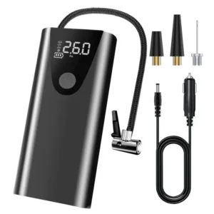 kf-Sefeef074a8fd4aeda2782f6ee84847f3Y Pompe à Air Portable pour Pneus de Voiture - Haute Précision, Polyvalente avec Écran Numérique