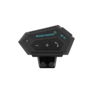 Intercom BT12 Bluetooth en stéréo pour moto, casque sans fil, mains libres, micro, lecteur de musique