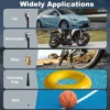 Gonfleur Sans Fil Moto & Voiture 150 PSI — Compresseur Portatif Rechargeable, Écran LCD & Arrêt Auto