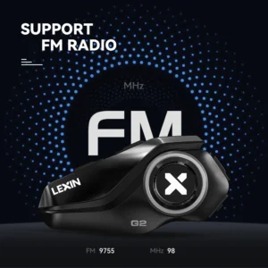 Intercom moto Bluetooth Lexin G2P avec radio FM