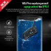 Intercom Bluetooth Moto EJEAS V6 PRO+ — Portée 1000m, jusqu'à 6 Motards, Étanche IP67