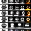 Phare LED Moto Rond 5.75" — Halo DRL & Clignotants Intégrés, Universel Café Racer